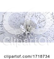 Poster, Art Print Of Water Splash Isolated On Blank Background