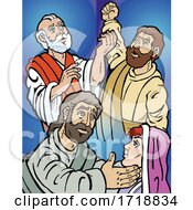 Three Apostles James Simon Thaddaeus by Johnny Sajem
