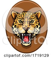 Poster, Art Print Of Hunting Sports Trophy Taxidermy Mounted Cheetah Head