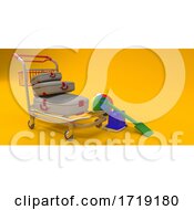 Poster, Art Print Of Colourful Plastic Bucket And Spade Background