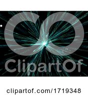Poster, Art Print Of 3d Abstract Background With Exploding Particles