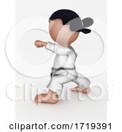 Karate Martial Arts Cartoon Character