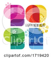 Poster, Art Print Of Happy New Year 2021 Greeting
