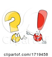 Poster, Art Print Of Question Mark And Exclamation Point Talking