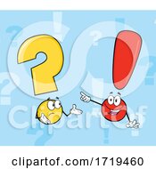 Poster, Art Print Of Question Mark And Exclamation Point Talking