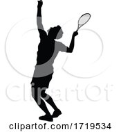 Tennis Player Man Sports Person Silhouette