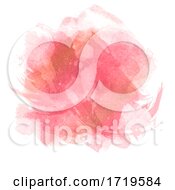 Poster, Art Print Of Pink Watercolour Splatter Design Background