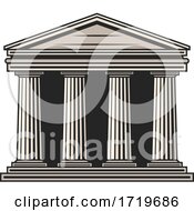 Poster, Art Print Of Building With Columns