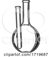 Poster, Art Print Of Science Test Tube And Flask