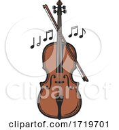 Poster, Art Print Of Violin And Music Notes