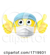 Mask Emoticon Emoji Thumbs Up PPE Doctor Nurse