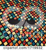 Poster, Art Print Of Abstract Falling Tiles Background
