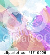 Poster, Art Print Of Abstract Background With A Watercolour Texture