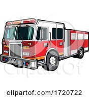 Poster, Art Print Of Fire Engine