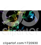 Poster, Art Print Of Abstract Background With A Colourful Network Communications Design
