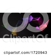 Poster, Art Print Of Rainbow Abstract Low Poly Banner Design