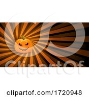 Poster, Art Print Of Halloween Pumpkin Banner