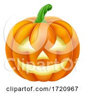 Poster, Art Print Of Pumpkin Halloween Jack O Lantern Cartoon