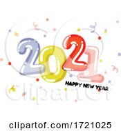 Poster, Art Print Of New Year 2021 Design