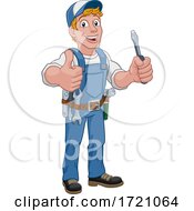 Electrician Cartoon Handyman Plumber Mechanic