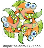 Poster, Art Print Of Circle Of Fish
