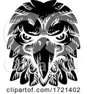 Eagle Falcon Hawk Or Phoenix Head Face Mascot by AtStockIllustration
