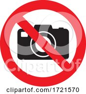 Poster, Art Print Of No Photos Sign