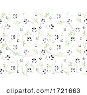 Poster, Art Print Of Seamless Panda And Bamboo Background