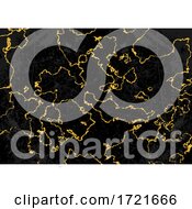 Poster, Art Print Of Black And Gold Marble Background