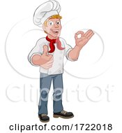 Poster, Art Print Of Chef Baker Cook Man Cartoon Character