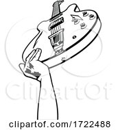 Poster, Art Print Of Hand Holding A Guitar
