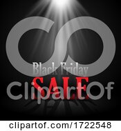 Poster, Art Print Of Black Friday Sale Background With Spotlight Design