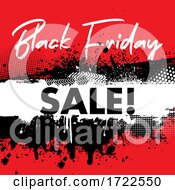 Grunge Black Friday Sale Background