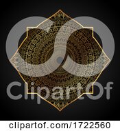 Poster, Art Print Of Elegant Gold Mandala Design Background