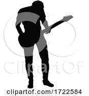Poster, Art Print Of Guitarist Musician Silhouette