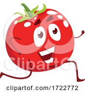 Poster, Art Print Of Exercising Tomato Character