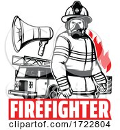 Poster, Art Print Of Fire Department Design