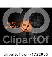 Poster, Art Print Of Hallowen Background With Pumpkin Jack O Lantern