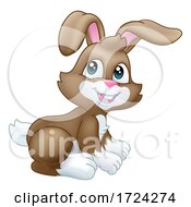 Poster, Art Print Of Easter Bunny Rabbit Cartoon Character Mascot