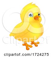 Poster, Art Print Of Easter Chick Chicken Cartoon Character Mascot