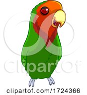 Lovebird With A Heart Eye by Hit Toon