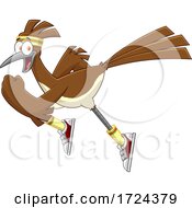 Sprinting Roadrunner Bird