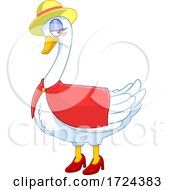 Poster, Art Print Of Pretty Female Goose