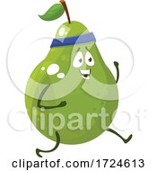 Poster, Art Print Of Fruit Working Out