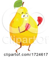 Poster, Art Print Of Fruit Working Out