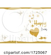 Poster, Art Print Of Happy Birthday Glitter Design
