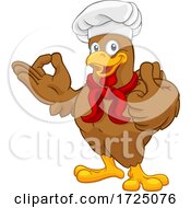 Poster, Art Print Of Chef Chicken Rooster Cockerel Perfect Cartoon