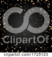 Poster, Art Print Of Celebration Background With Gold Confetti