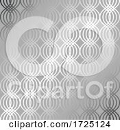 Poster, Art Print Of Decorative Silver Pattern Background