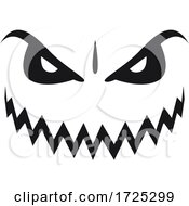 Poster, Art Print Of Halloween Jackolantern Face